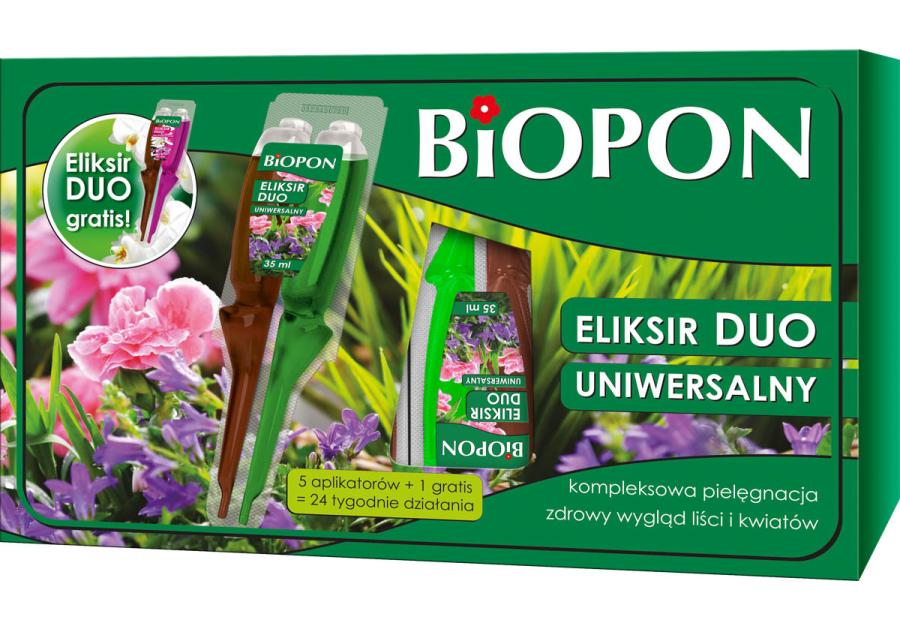 Zdjęcie: Eliksir duo uniwersalny 5x35 ml + Eliksir duo do storczyków BOPON