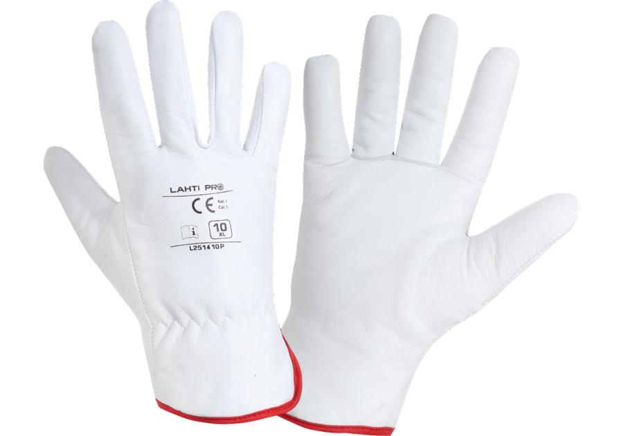 Zdjęcie: Rękawice ociepielane koziej białe,  9, CE, LAHTI PRO