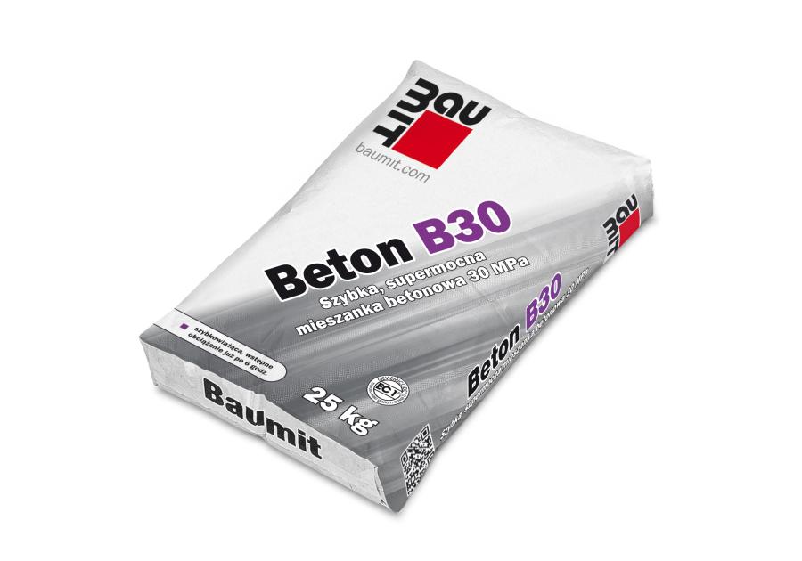 Zdjęcie: Mieszanka betonowa Beton B30 - 25 kg gotowa BAUMIT