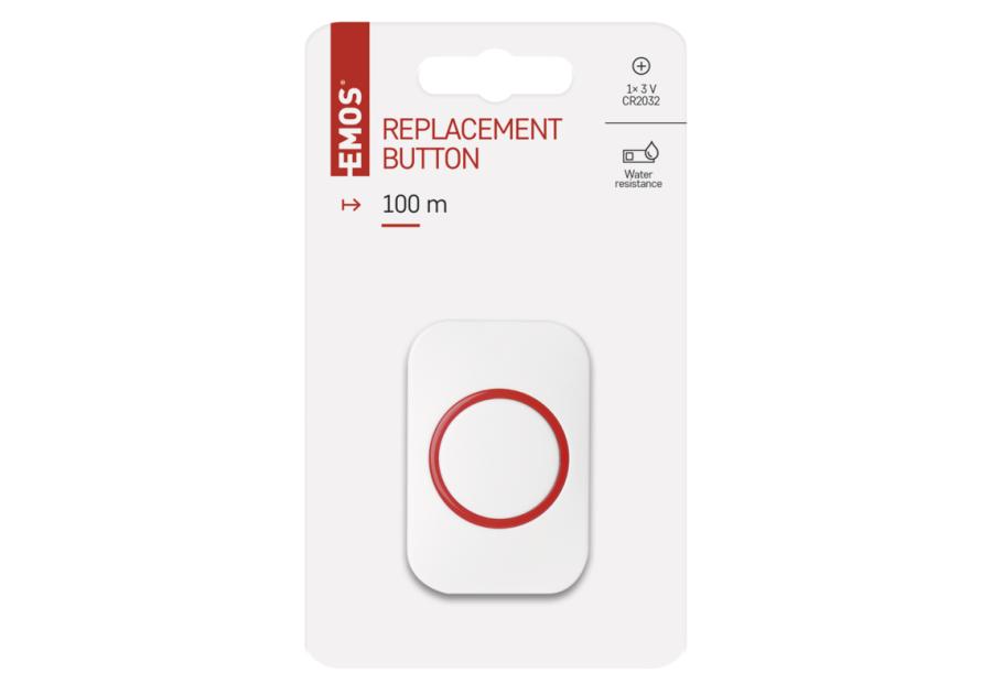 Zdjęcie: Przycisk do dzwonka bezprzewodowego, zewnętrzny P5732, 1xCR2032 EMOS