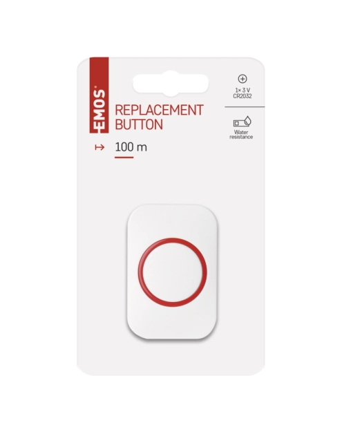 Zdjęcie: Przycisk do dzwonka bezprzewodowego, zewnętrzny P5732, 1xCR2032 EMOS