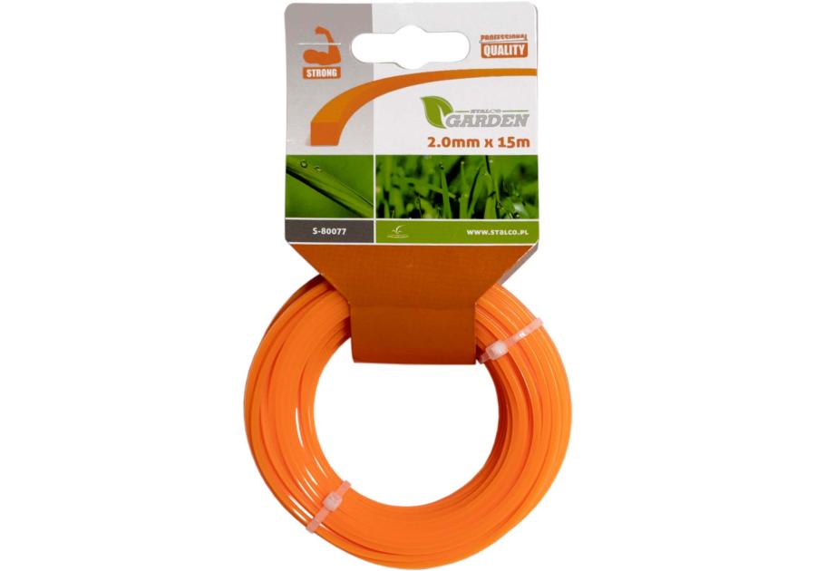 Zdjęcie: Żyłka tnąca kwadratowa 3,0 mm -15 m garden s-80087 STALCO