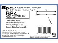 Zdjęcie: Kątownik PVC uniwersalny BP4 L300 BELLA PLAST