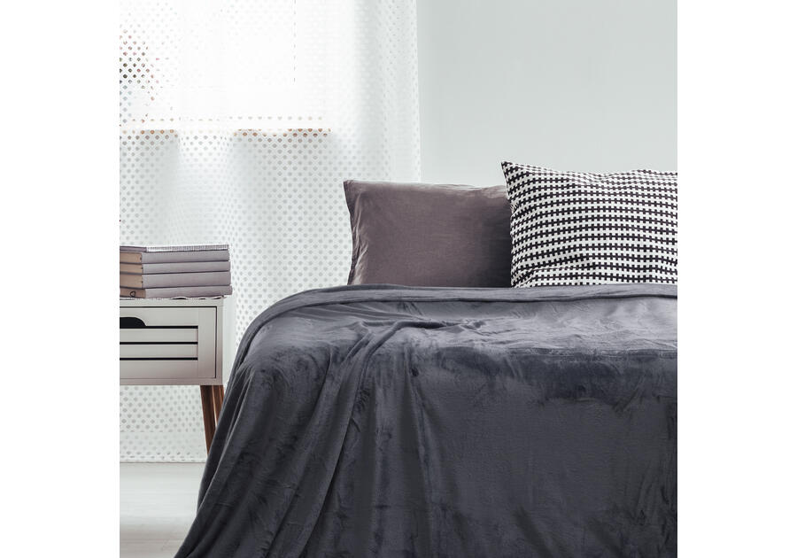 Zdjęcie: Koc Mic charcoal 150x200 cm DECOKING