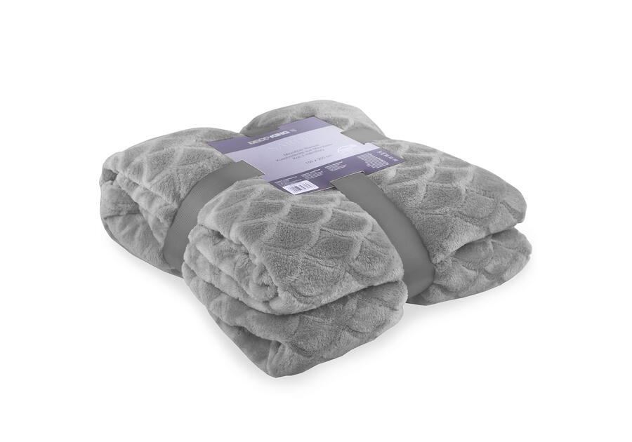 Zdjęcie: Koc Sardi steel 220x240 cm DECOKING