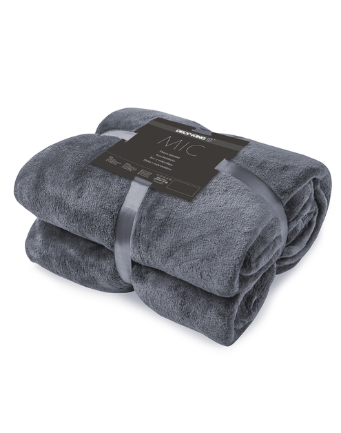 Zdjęcie: Koc Mic charcoal 70x150 cm DECOKING