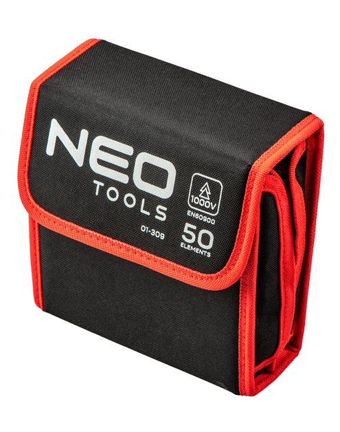 Zdjęcie: Końcówki wkrętakowe z uchwytem 1000V, 50 sztuk NEO