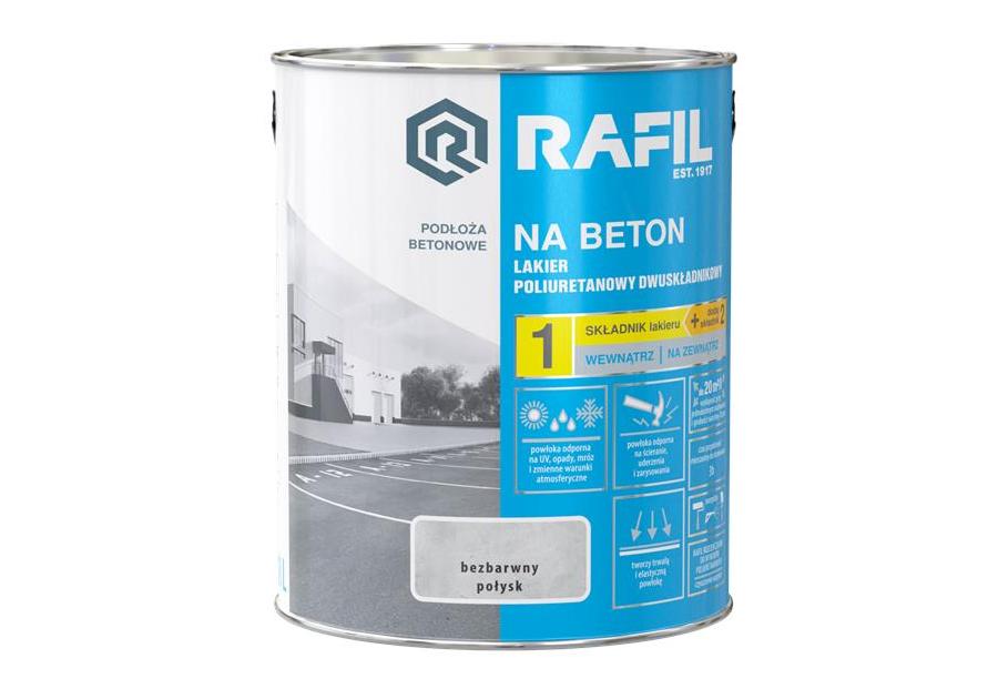 Zdjęcie: Lakier poliuretanowy beton 2,38L RAFIL