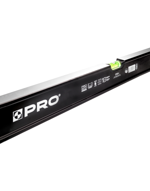 Zdjęcie: Poziomnica PRO900 Heavy Duty malowana czarna dwustronnie frezowana z uchwytami 100 cm PRO