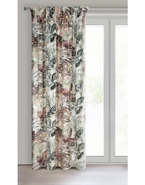 Zdjęcie: Zasłona gotowa Arina na taśmie 140 x 270 cm biały EUROFIRANY