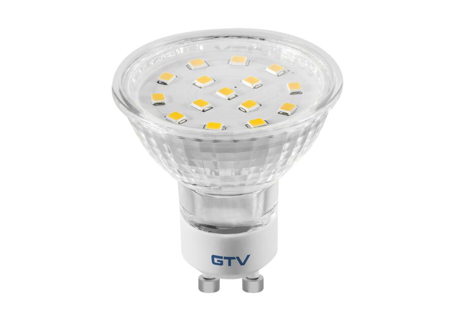 Zdjęcie: Żarówka z diodami LED  4 W GU10 ciepły biały GTV