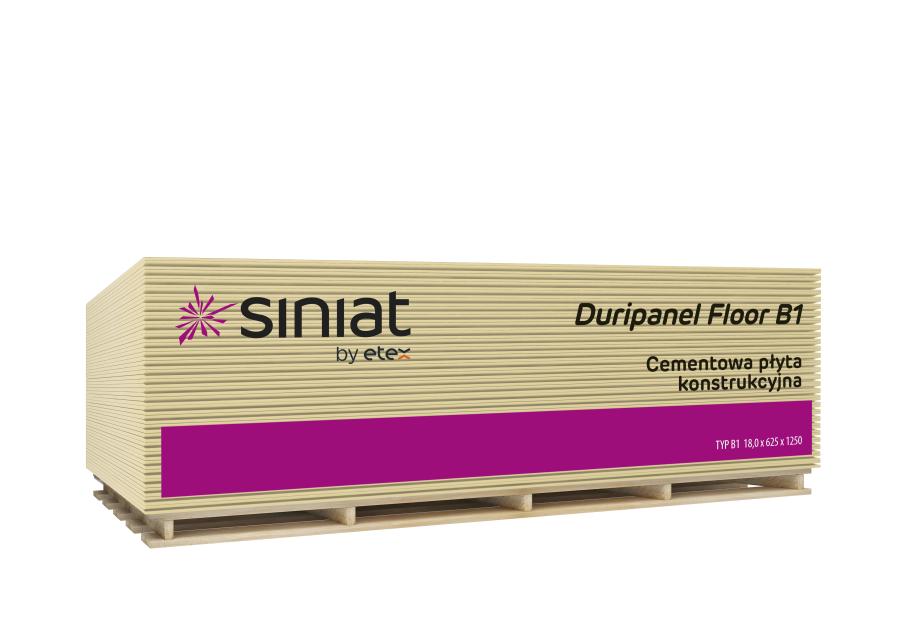 Zdjęcie: Płyta cementowa 2600x1250x16 mm Duripanel B1 SINIAT