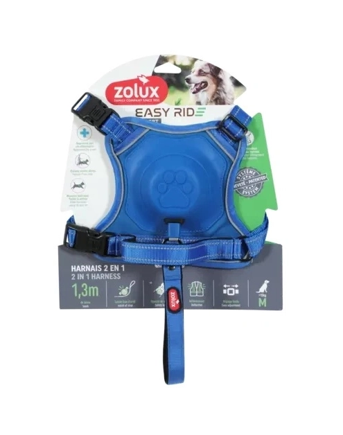 Zdjęcie: Szelki dla psa ze smyczą automatyczną Easyride M ZOLUX