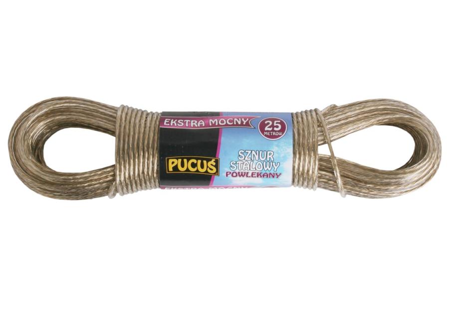 Zdjęcie: Sznur stalowy powlekany 25 mb PUCUŚ
