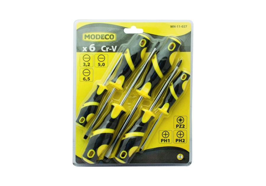 Zdjęcie: Wkrętaki 2xph 3xpł 1xpz3, komplet 6 sztuk HOME TOOLS