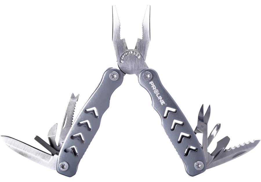 Zdjęcie: Zestaw: narzędzie wielofunkcyjne i nóż składany etui PROLINE