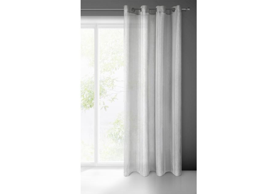 Zdjęcie: Firana gotowa Elicia 140x250 cm szary EUROFIRANY