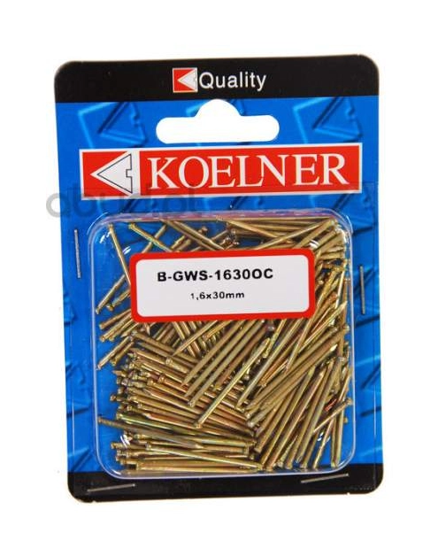 Zdjęcie: Gwoździe stolarskie 16x30 mm ocynk 200 sztuk KOELNER