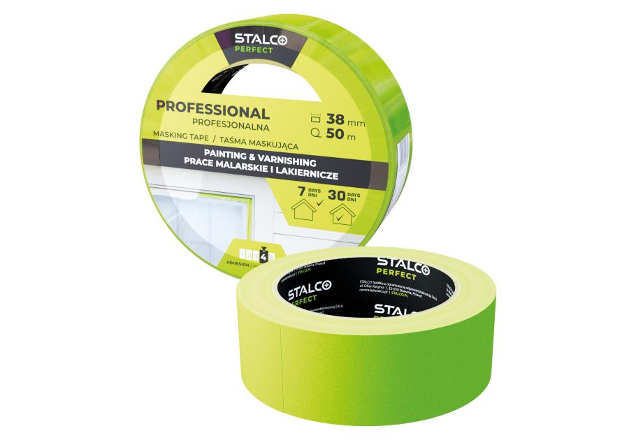 Zdjęcie: Taśma maskująca profesjonalna 25 mm x 50 m PERFECT