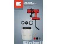 Zdjęcie: Pojemnik 800 ml zestaw głowica, dysze x3 4260003 EINHELL