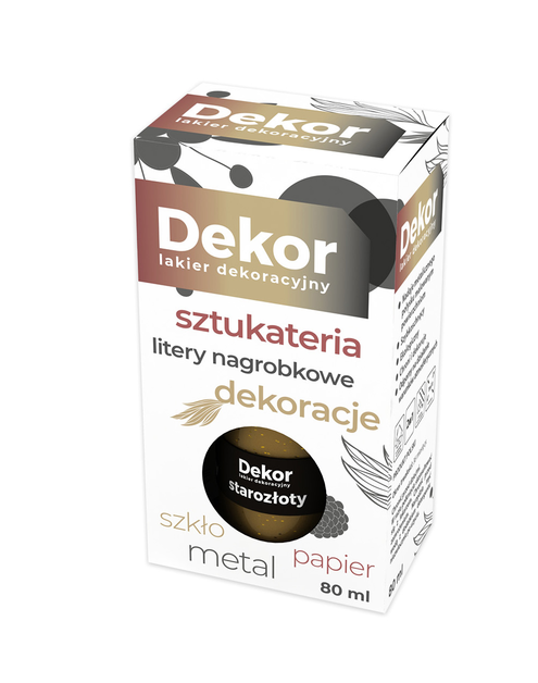 Zdjęcie: Dekor 80 ml starozłoty INCHEM POLONIA