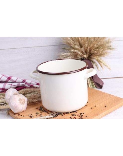 Zdjęcie: Garenk kremowy 22 cm - 6,7 L EMALIA