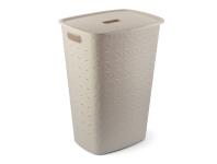 Zdjęcie: Kosz na pranie Softex 56 L kremowy CURVER