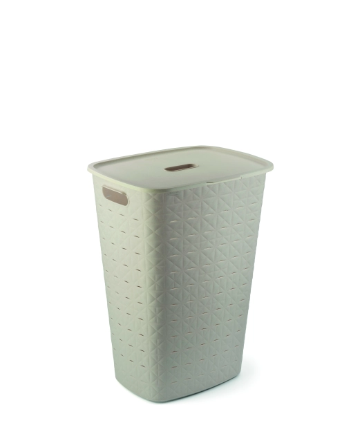 Zdjęcie: Kosz na pranie Softex 56 L kremowy CURVER