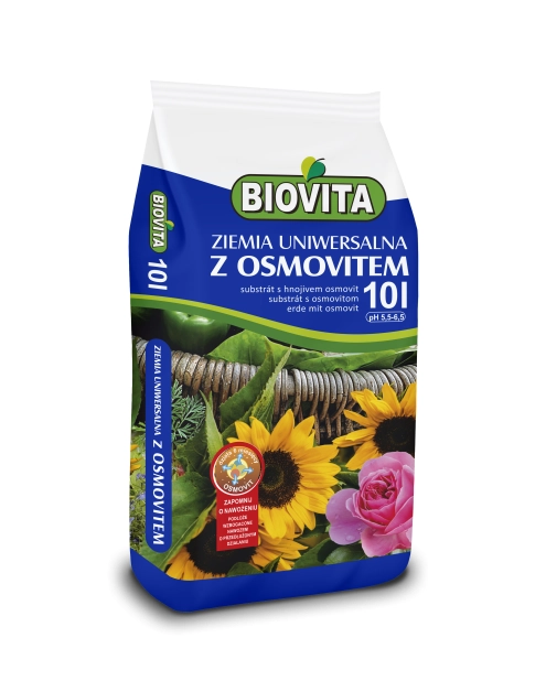 Zdjęcie: Ziemia uniwersalna z osmovitem 10 L BIOVITA