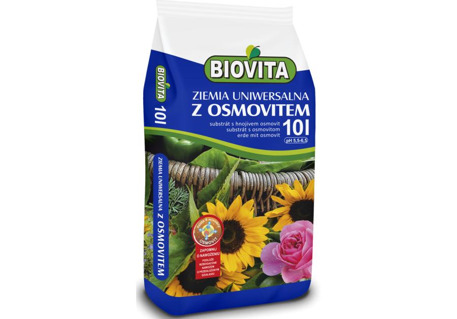 Zdjęcie: Ziemia uniwersalna z osmovitem 10 L BIOVITA