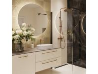 Zdjęcie: Deszczownia z baterią natryskową Neri Plus miedź INVENA