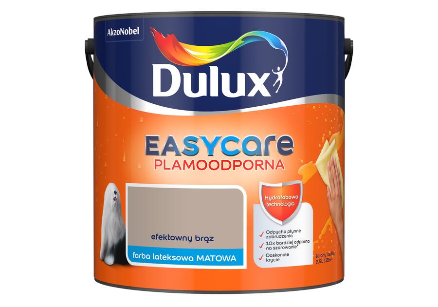 Zdjęcie: Farba do wnętrz EasyCare 2,5 L efektowny brąz DULUX