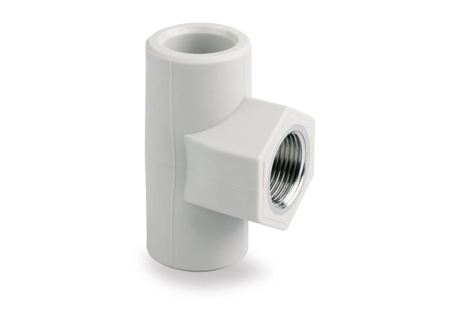 Zdjęcie: Trójnik PP-R gwint wewnętrzny 20/1/2 PIPELIFE