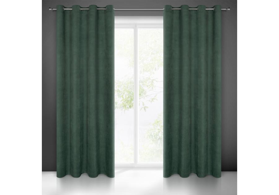 Zdjęcie: Zasłona gotowa Milo 140x250 cm zielony EUROFIRANY