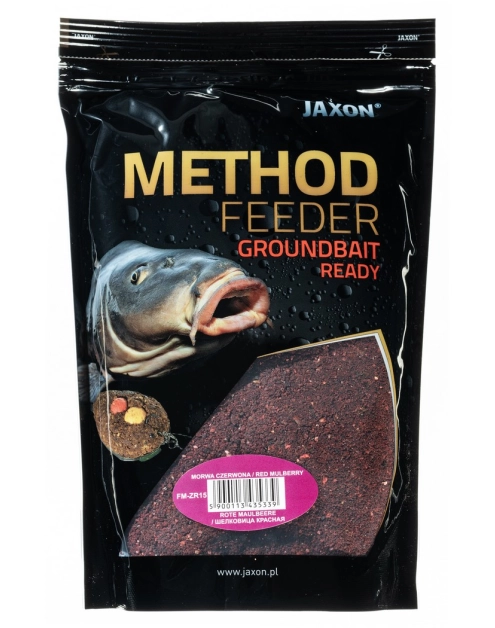 Zdjęcie: Zanęta method feeder ready 750 g morwa czerwona JAXON