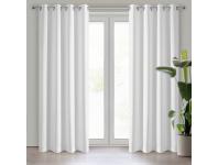 Zdjęcie: Zasłona gotowa Logan 135x250 cm biały EUROFIRANY