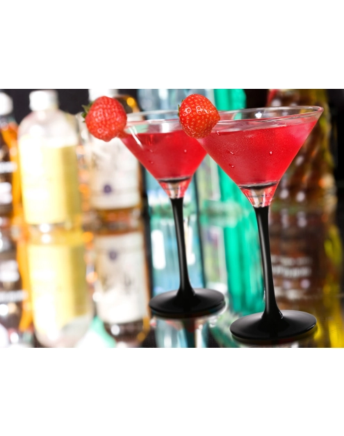 Zdjęcie: Kieliszek martini 360 ml czarna nóżka ALTOM DESIGN