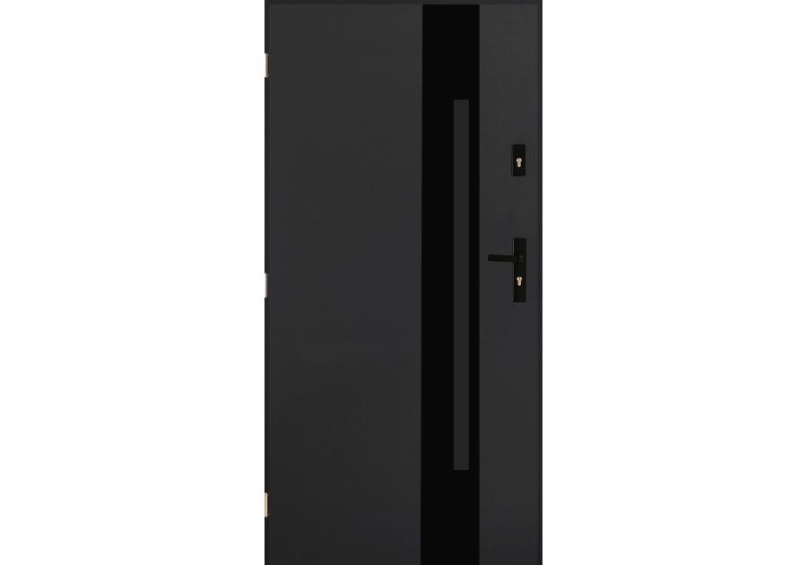 Zdjęcie: Drzwi zewnętrzne pasadena antracyt 80l komplet ENTRYLINE