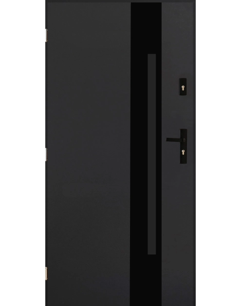 Zdjęcie: Drzwi zewnętrzne pasadena antracyt 80l komplet ENTRYLINE