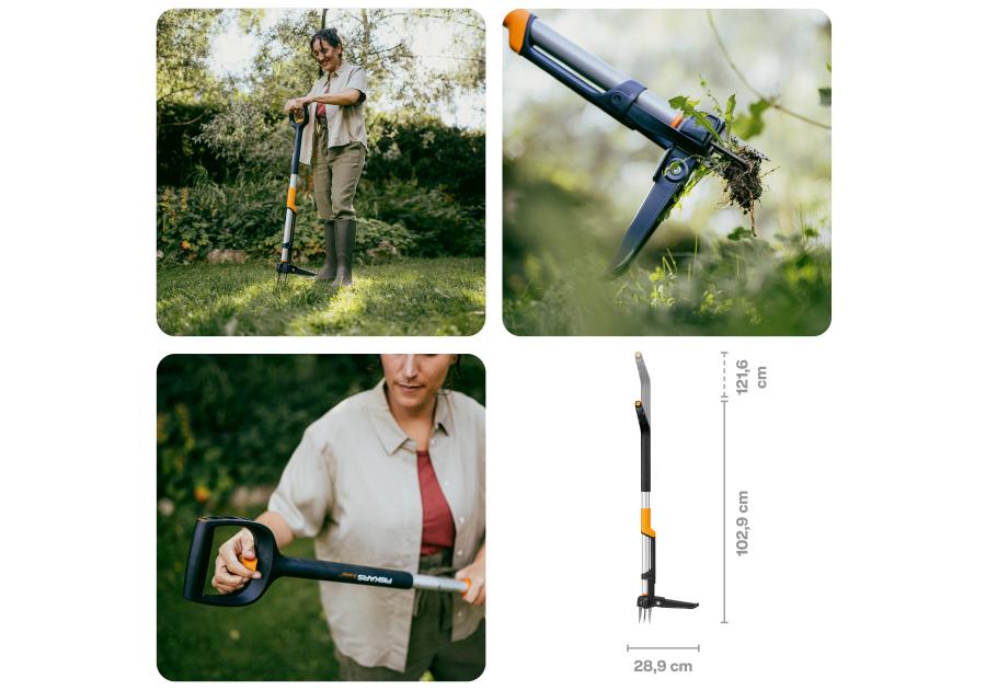 Zdjęcie: Wyrywacz ogrodowy do chwastów Ergonomic X-Series FISKARS