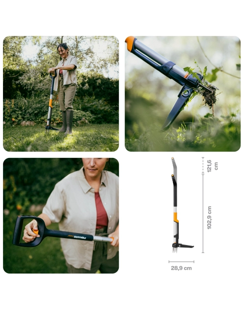 Zdjęcie: Wyrywacz ogrodowy do chwastów Ergonomic X-Series FISKARS