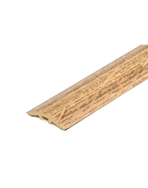 Zdjęcie: Kształtownik PVC wcisk wąski 30 mm 2w1 L= 1,80 m Dąb Naturalny okleina mat CEZAR