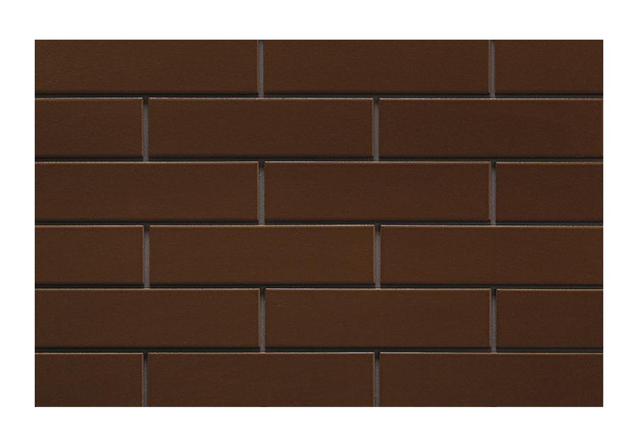 Zdjęcie: Płytka elewacyjna Brązowa szkliwiona 24,5x6,5 cm CERRAD