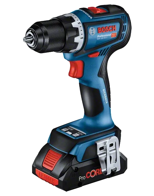 Zdjęcie: Wiertarko-wkrętarka akumulatorowa Pro GSR 18V-90 C BOSCH