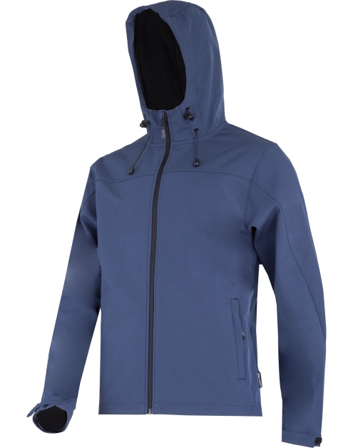 Zdjęcie: Kurtka softshell z kapturem granatowa, 2XL, CE, LAHTI PRO