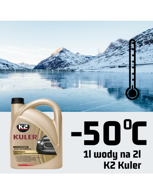 Zdjęcie: Koncentrat płynu do chłodnic 4 L czerwony K2