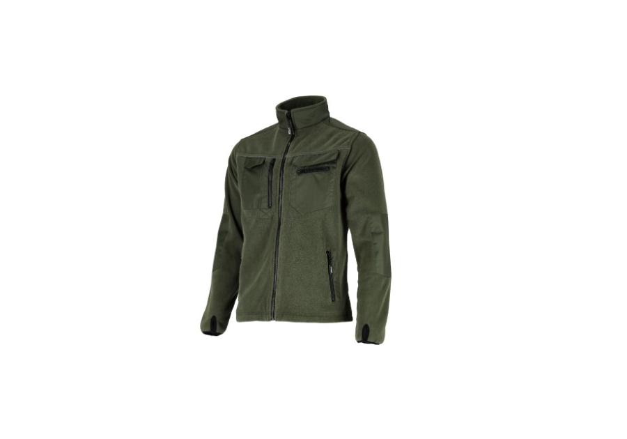 Zdjęcie: Bluza polarowa męska Oxford, rozmiar 4XL oliwkowy STALCO PERFECT