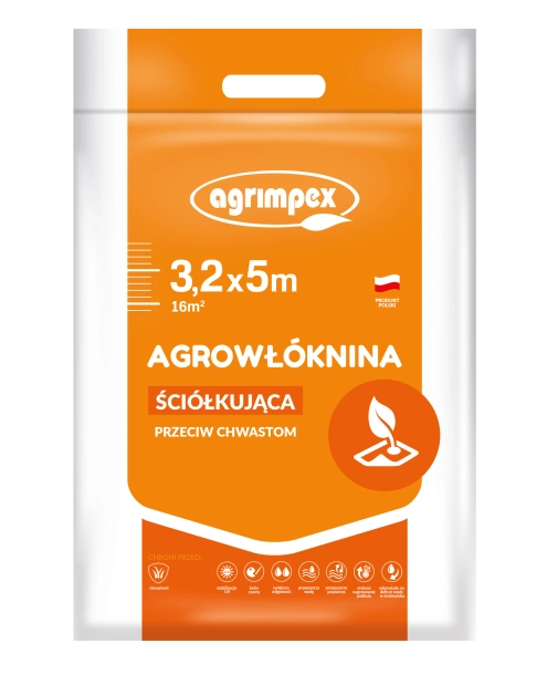 Zdjęcie: Agrowłóknina ściółkująca 50 g czarna 3,2 x 5 m AGRIMPEX