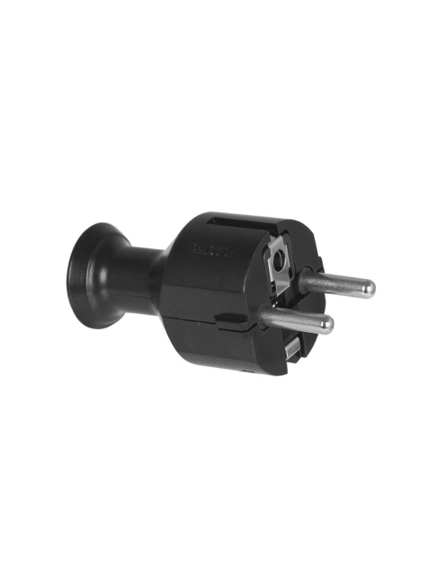 Zdjęcie: Wtyczka prosta rozbieralna Uni-Schuko 2p+Z Schuko 16A 250V WT-40 czarny VAYOX