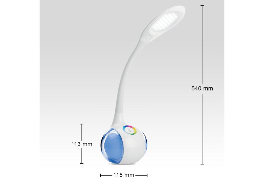Zdjęcie: Lampka biurkowa Celebes biała ADRILUX
